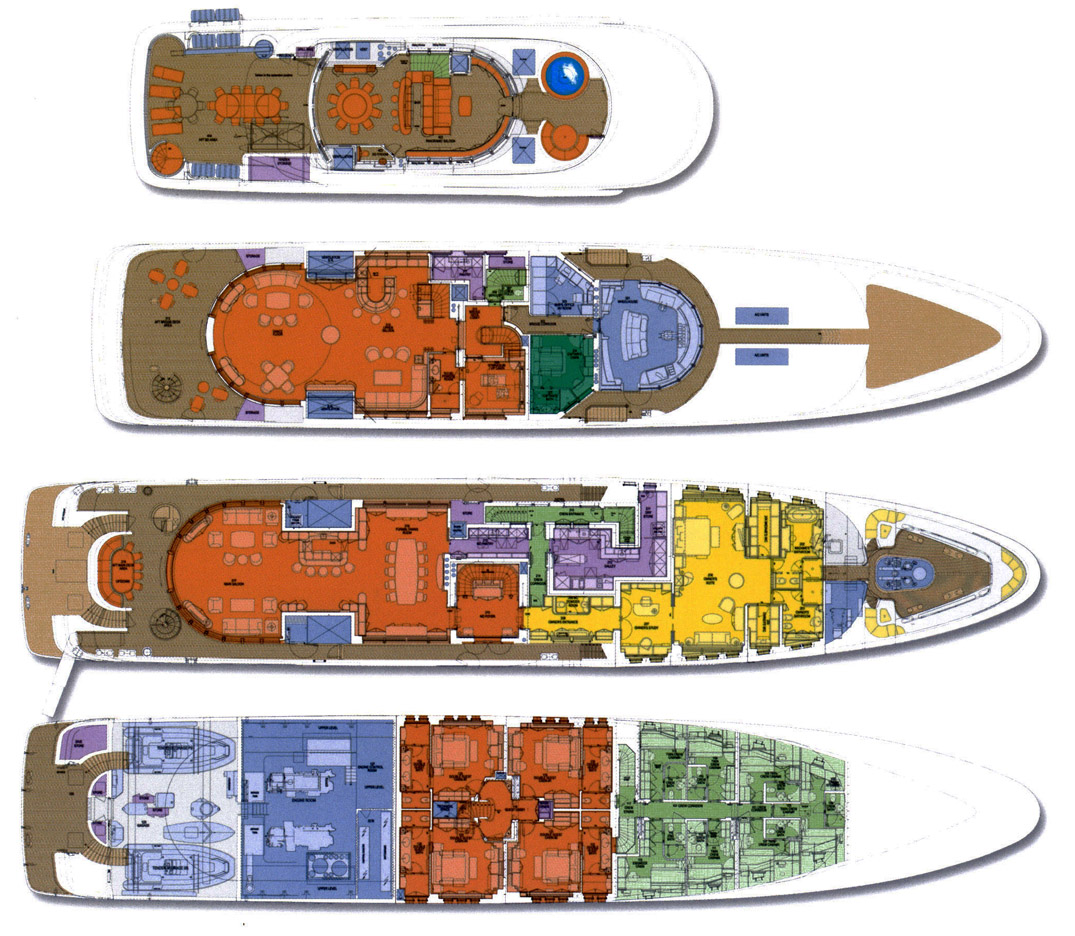 lurssen yacht deck plans